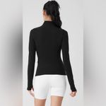 Alo Yoga NWT  Alosoft 1/2 Zip Rapid Pullover Black Size XS Photo 3