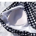 Lime Ricki  Black and White Gingham Bikini Set Photo 6