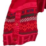 Johnny Was  Red Embroidered Boho Blouse Women’s Small Photo 7