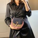 Coach Remi Saddle Bag In Colorblock Signature Canvas 2316 Photo 1