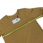 Universal Standard  Womens Long Sleeve V-Neck Tee In Honey Mustard 4XS 00 Photo 9