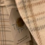 Time And Tru  Women's Flannel Plaid Crop Jacket Shirt Shacket Size L 12-14 Photo 7