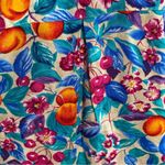 Vintage First FI Issue Fruit Floral Print Button Photo 6