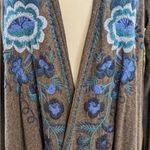 Johnny Was Rosa Draped Cardigan Embroidered Open Waterfall Sweater/tunic NWT Photo 3