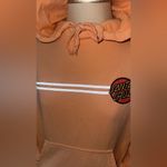 Santa Cruz Other Dot Reflective Pullover Hooded Midweight Sweatshirt Orange Size M Photo 5