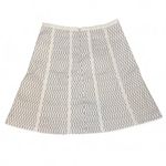Proenza Schouler for Target Grey Cream Coquette Marseille Skirt Size 5 Gray Photo 1