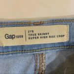 Gap  27R True Skinny Super High Rise Crop Jeans 4 Photo 7