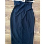 Nookie bodycon black Athena Off Shoulder Halter Midi Dress size S Photo 3