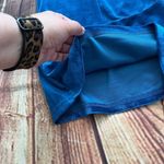 SheIn Curve Womens Pull On Velvet Flare Leg Pants Blue Size 4XL Photo 7