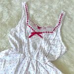 Vintage Heart Teddy Lingerie White Size M Photo 3