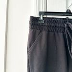 Free People Movement Black Slim Cinched Ankle Drawstring Jersey Joggers Medium Photo 5