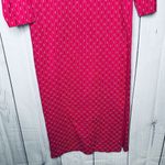 Victoria's Secret Victoria Secret Gold Label Pink Midi Nightgown Sz S Vintage Embroidered Pocket Photo 7