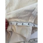 ZARA  Cream Button Fly High Rise Denim Jean Shorts Sz 6 Casual Summer Women’s Photo 8