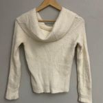 Pink Rose  womens Ivory solid cowl sweater size XL Photo 0