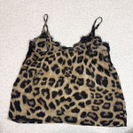 Outrageous Fortune Lace Trim Cami Animal Print Photo 1