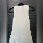 ZARA NWT  XS Poplin Balloon Maxi Dress in Oyster White Photo 7