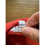 EXPRESS  Women Red Long Sleeve Shirt Size Small Button Down Polyester Lightweight Photo 8