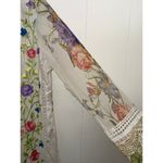 Pashmina Kaftan Embroidered Floral Dress Photo 1