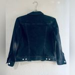 Madewell  Women's Size Small Black Wash Classic Button Front Denim Jacket Photo 2