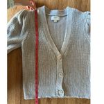 American Eagle Gray Oversized Half-Zip Sweatshirt Size S Photo 2