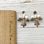 Sterling Silver Southern 2-tone Angel Earrings Photo 6