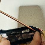 MOTHER OF PEARL 100% Silk Purple Floral Top Bell Sleeves Velvet Ties Top Size 4 Photo 7