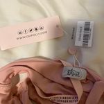 Oh Polly Cut Out plunge Mini Dress in Blush  Photo 2