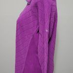 Columbia Women's Purple Diamond Quilt Glacial III Print 1/2 Zip Fleece Size XL Photo 3
