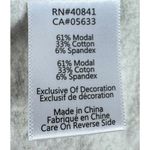 Aventura Gray Cream Heather Cowl Neck Stretchy Long Sleeve Athleisure Top Size S Photo 5