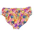 Time and Tru Tropical Floral Bikini Swimsuit Yellow 2 piece NWT Hawaiian Coastal Orange Size XXL Photo 8