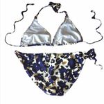 Old Navy ✨navy leopard print bikini o-ring bottoms✨ Photo 2