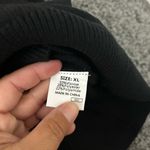 Boutique Chic Black knitted Sweater with Orange 'Boo' Design size XL halloween fall Photo 5