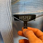 Kasper  Powder Baby Blue Open Cardigan Sweater Womens Small Photo 5