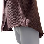 Umgee L Mauve Waffle Knit Oversized Ruffle Hem Top Photo 4