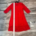 Kaimilan Dress NEW Lace Ruffle Mesh Apricot Floral Formal RED Sz 10 Photo 8