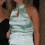 superdown Teal Jacquard Mini Dress Photo 0