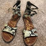 Sam Edelman Snakeskin Sandals Photo 0