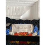 Altar'd State Womens Small Black Knit Granny Square Cropped Top Festival Indie Photo 1