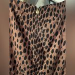 Michael Kors Leopard Print Shift Dress Sz 12 Stretch Animal Print City Neutral Photo 3