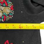 White Stag Vintage Womens Embroidered Christmas Cardigan Sweater Size S Beaded Photo 4