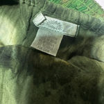 SOL Clothing sz 2X Maxi Dress Green Brown Resortwear Fairy Flowy Cotton FLAW Photo 7