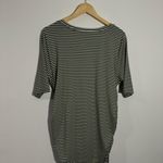 Market & Spruce New Stitch Fix Market & Spruce Striped Maternity Dress Rusched Sides Size XXL Photo 3