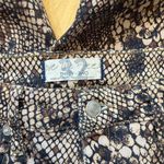 We The Free  Snake Print Cropped Skinny Jeans Photo 2