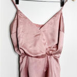 All in Favor Shirt Womens Jacquard Surplice Cami Pink Size XS NWT Photo 0