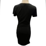 Babaton Aritzia Covet Ruched Mini Dress Black Size M Photo 5
