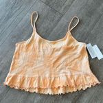 American Eagle  relaxed cami orange tank crop 💐 Photo 4