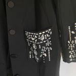 MOTF Black Maxi Dress with silver / diamond Embellishments Size 2 Photo 2