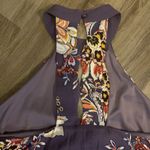 Francesca's Francesca’s Purple Floral Dress Photo 3