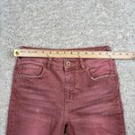 Pilcro  Rose Pink Distressed Ripped High Rise Straight Leg Jeans Womens Size 26 Photo 6
