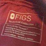 FIGS  Zamora Jogger Scrub Pants Drawstring Stretch Burgundy Size Small Women's Photo 10